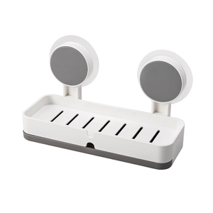 배수 트레이가 있는 비누걸이