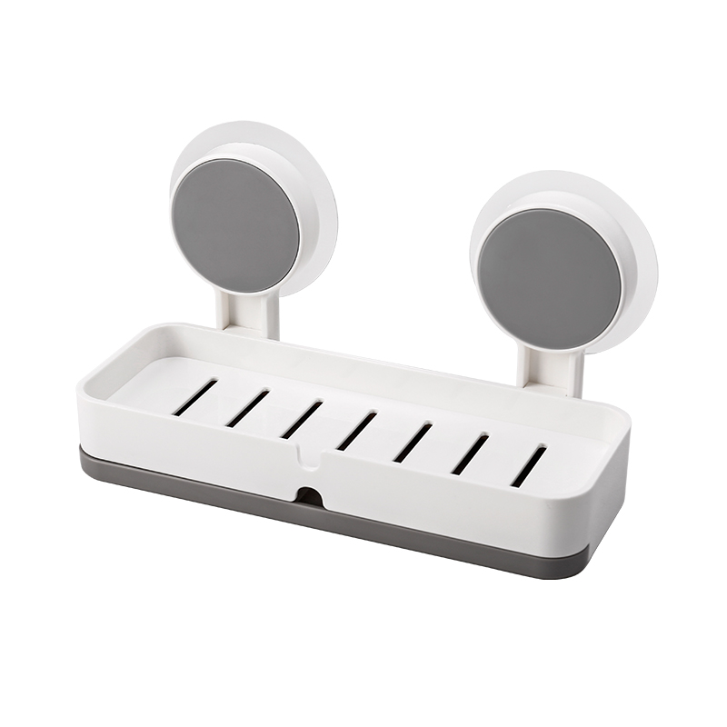 배수 트레이가 있는 비누걸이