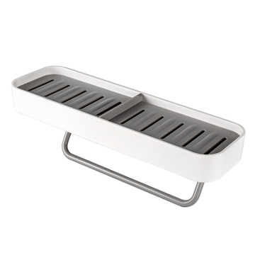 벽걸이형 비누 접시(수건걸이 포함)