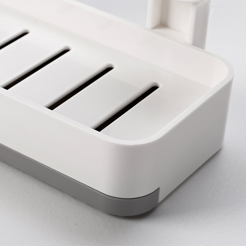 배수 트레이가 있는 비누걸이