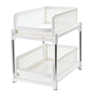 서랍이 있는 언더싱크 보관 랙