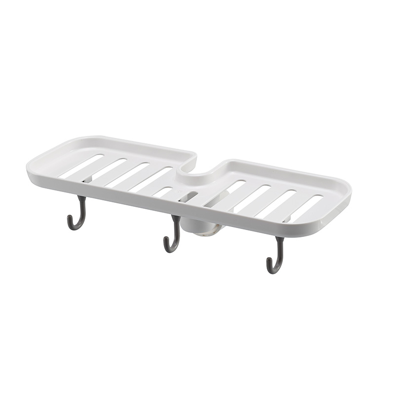 후크가 있는 수도꼭지의 보관함