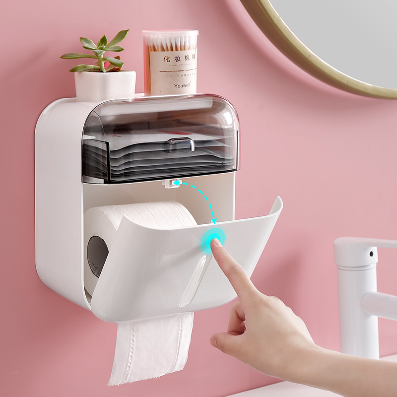 서랍 및 랙이 포함된 롤 용지 디스펜서