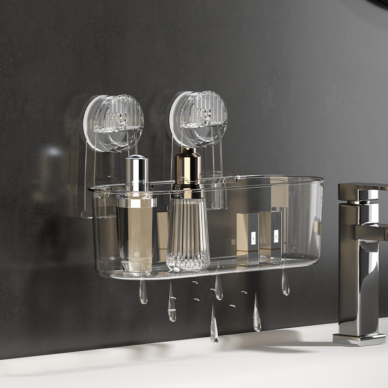 아크릴 강력흡입컵 사출성형 욕실용품, 잡화, 분리형 서스펜션, 건조, 배수 샤워랙, 수납랙