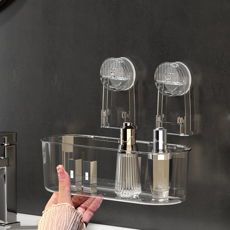 아크릴 강력흡입컵 사출성형 욕실용품, 잡화, 분리형 서스펜션, 건조, 배수 샤워랙, 수납랙