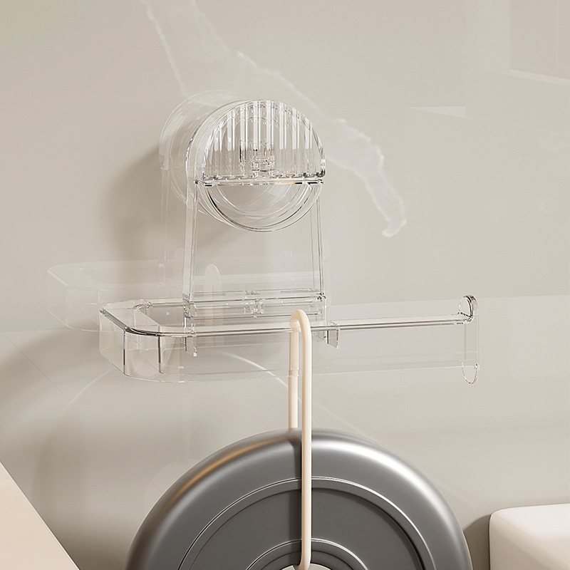 욕실 주방 자체 접착 티슈 타월 보관함 스탠드 행거 롤 종이 홀더