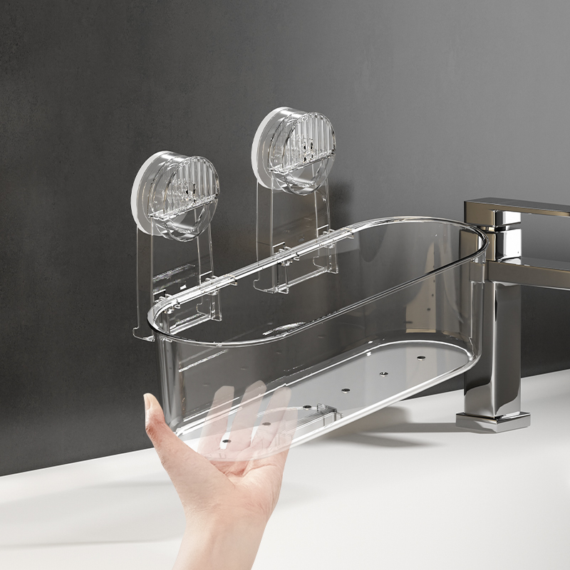 아크릴 강력흡입컵 사출성형 욕실용품, 잡화, 분리형 서스펜션, 건조, 배수 샤워랙, 수납랙