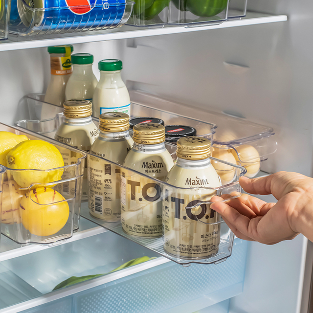 명확한 냉장고 정리함 세트